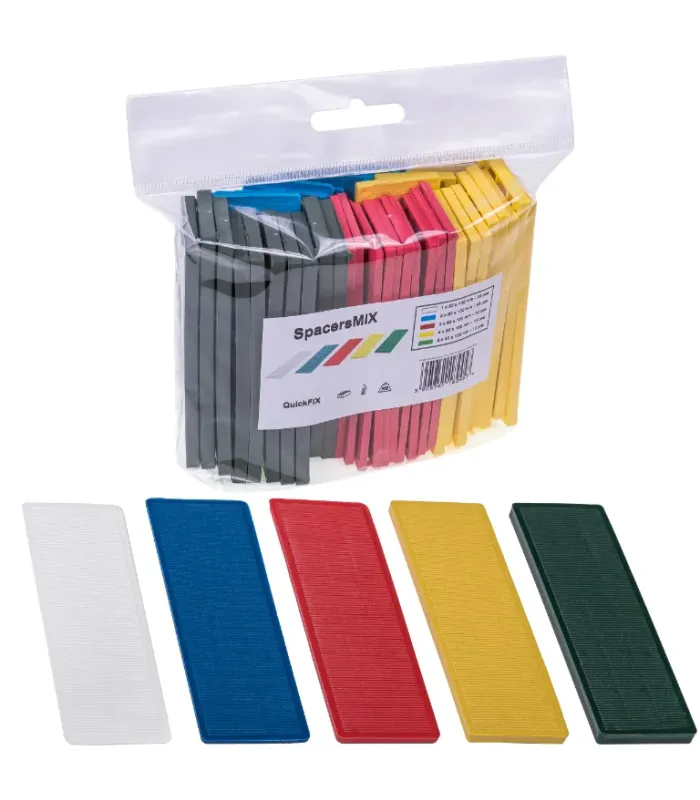 PODKŁADKI DYSTANSOWE - ZESTAW MIX 30X100 2-6MM MIX 50 - QUICKFIX