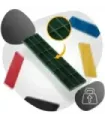 Podkładki Dystansowe - ZESTAW MIX  - 34mm (1-5) - Zestaw 250 szt