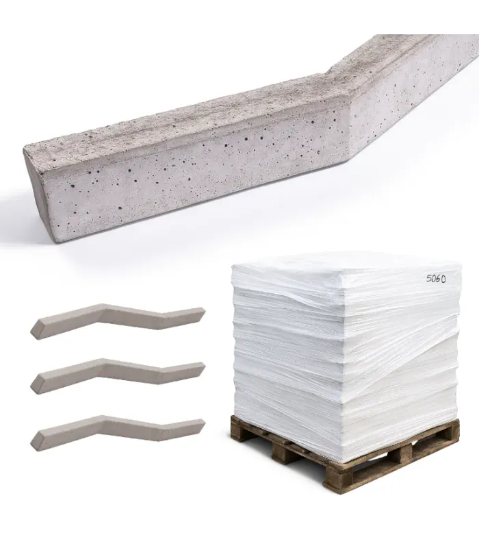 Dystans Betonowy Liniowy - 70x750 mm - ZYGZAG - (PALETA 250 sztuk)
