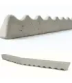 Podkładka betonowa liniowa - 50x670 mm (karbowana) - BANAN - (PALETA 750 sztuk)