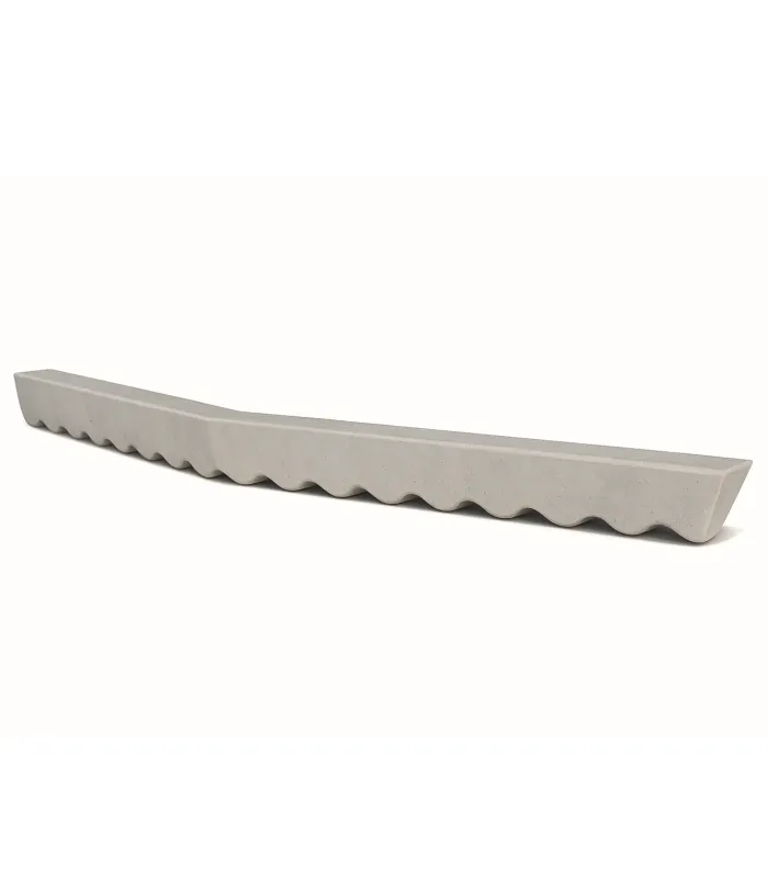 Podkładka betonowa liniowa - 50x670 mm (karbowana) - BANAN - (PALETA 750 sztuk)