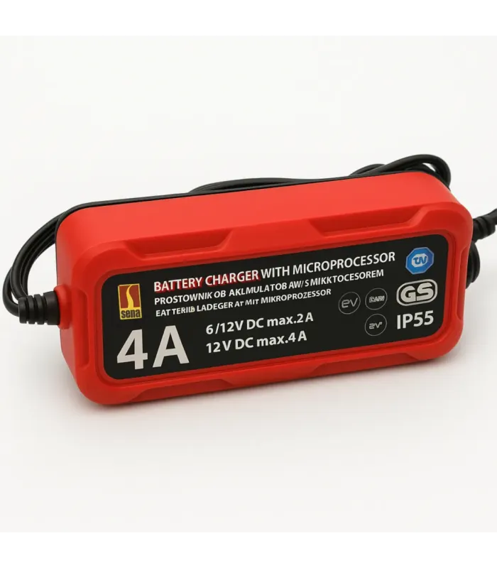 PROSTOWNIK SAMOCHODOWY AUTOMATYCZNY - 6V/12V 4A IP55 TUV GS