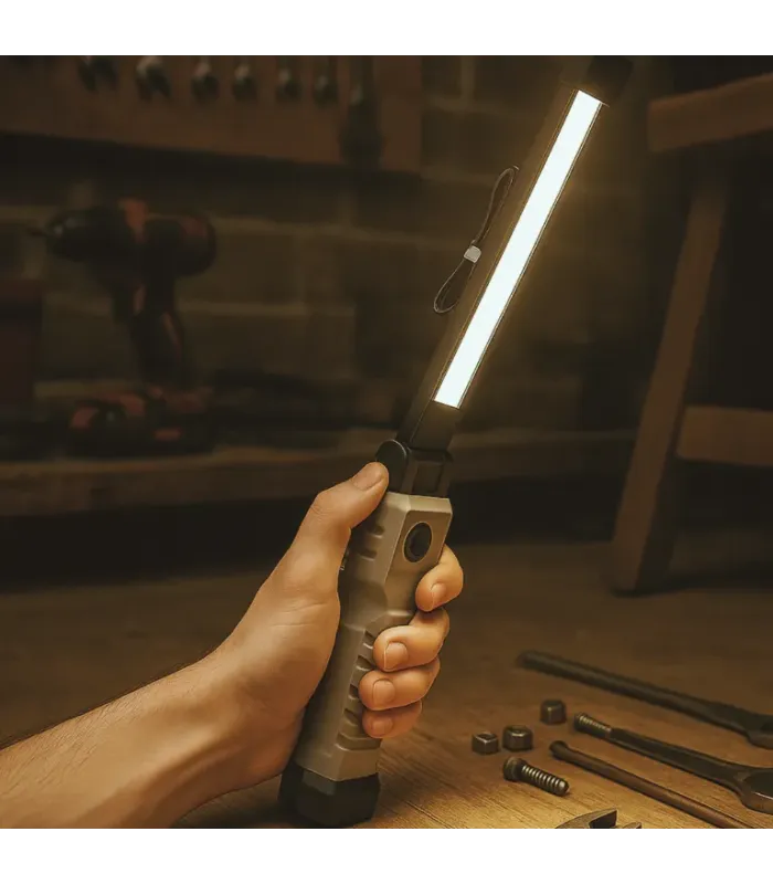 LATARKA WARSZTATOWA LATARKI LED LAMPA WARSZTATOWA 400 lm IP44 2400mAh