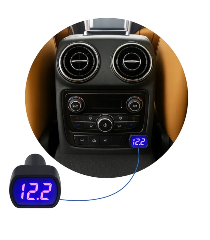 TESTER AKUMULATORA 12V MIERNIK NAPIĘCIA TESTER ŁADOWANIA ALTERNATORA
