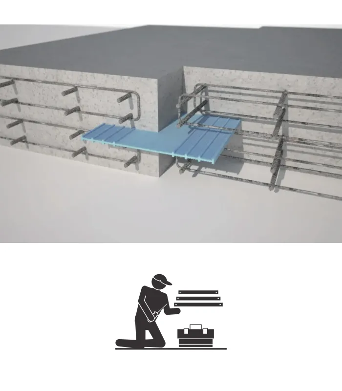 Taśma Uszczelniająca - TYP A240 PVC-P NB - ROLKA 25MB - Do Przerw Roboczych Wewnętrznych - BESAFLEX