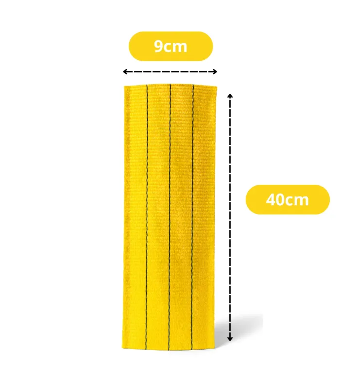 OCHRANIACZ POLIESTEROWY DO PASÓW TRANSPORTOWYCH OSŁONA - 40CM X 9CM