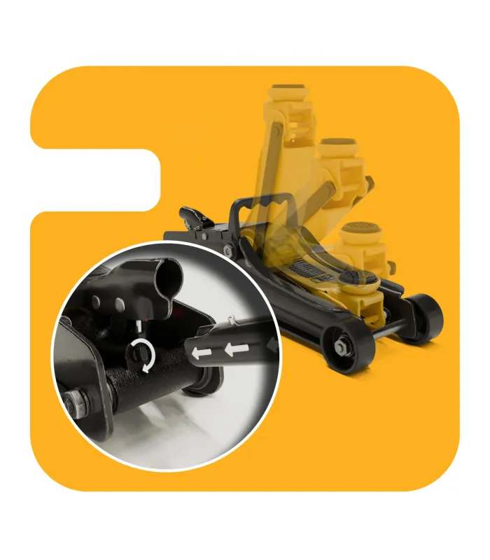 PODNOŚNIK SAMOCHODOWY ŻABA 2,5T CERT. TUV - 85-380MM - PUNKTOWY HYDRAULICZNY