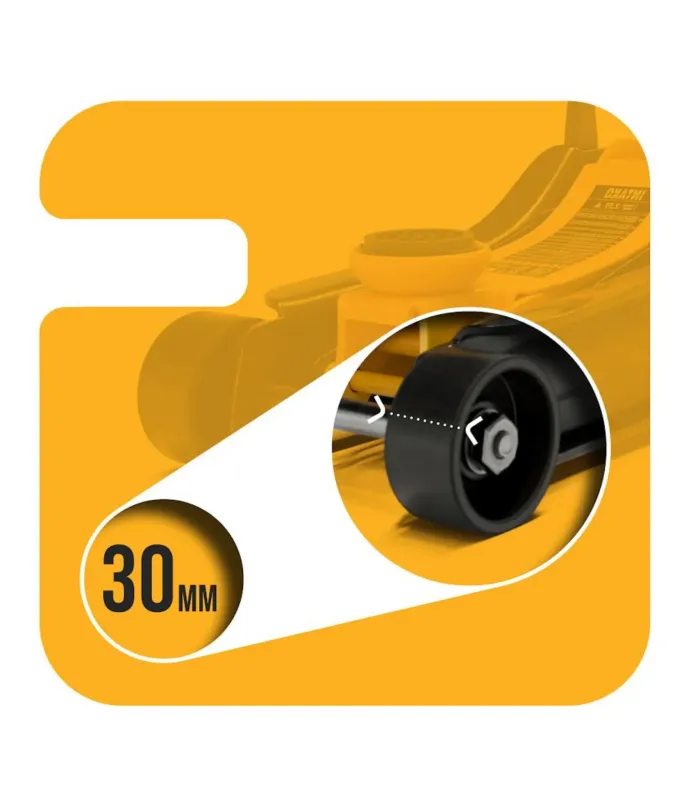 PODNOŚNIK SAMOCHODOWY ŻABA 2,5T CERT. TUV - 85-380MM - PUNKTOWY HYDRAULICZNY