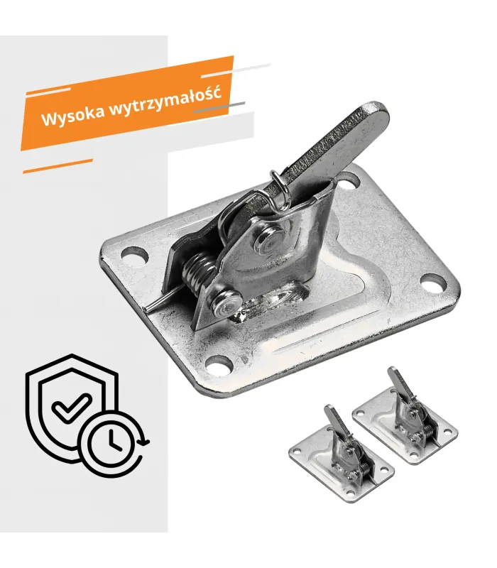 Zaciski szalunkowe OCYNKOWANE - Zestaw 100 Sztuk