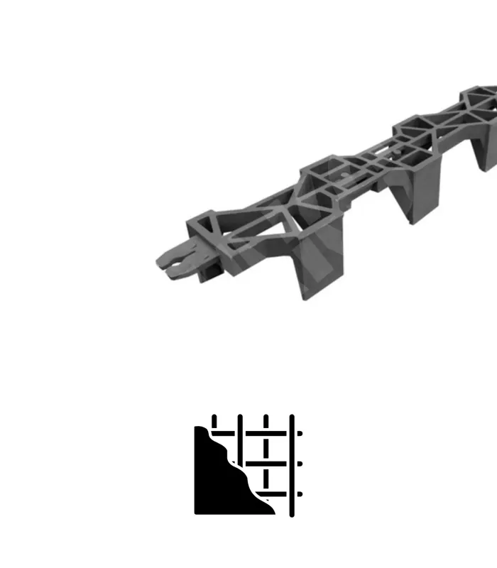 Listwy dystansowe - 25MM - (100MB) - Listwa dystans pod zbrojenie